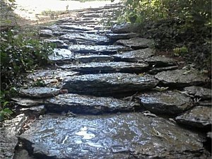 Creekstone Steps & Water Erosion